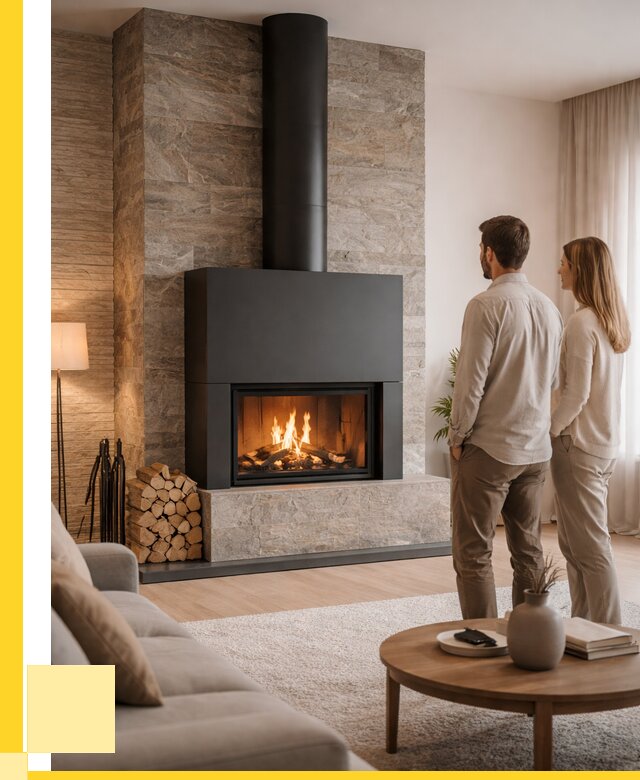 Закрытые камины под ключ в Саянске от 122088 р., ЭриданСск