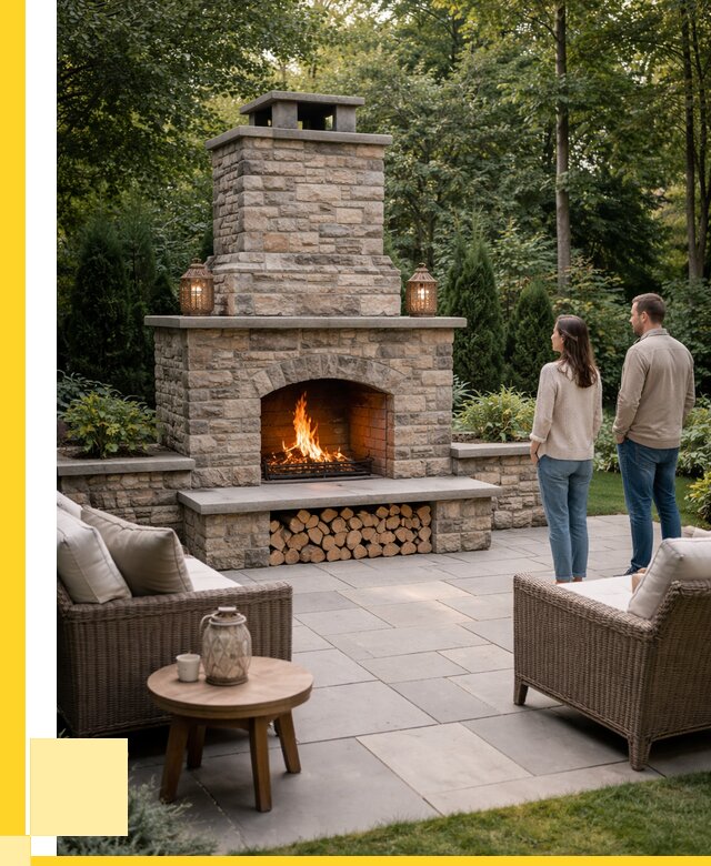 Уличные камины из кирпича в Саянске от 152610 р. | ЭриданСск