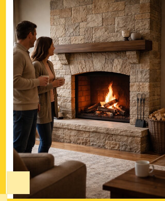 Каменные камины на заказ в Саянске от 183132 р. | ЭриданСск