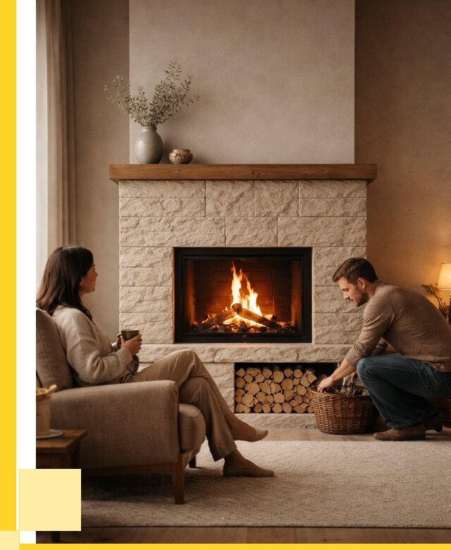 Камины для дома в Саянске под ключ от 152610 р. | ЭриданСск