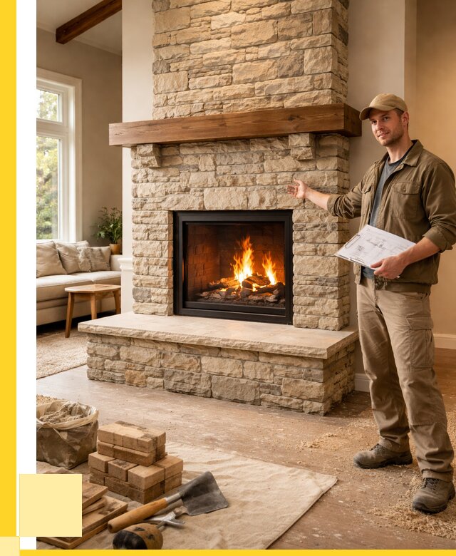 Камины под ключ в Саянске от 183132 р. | ЭриданСск — установка