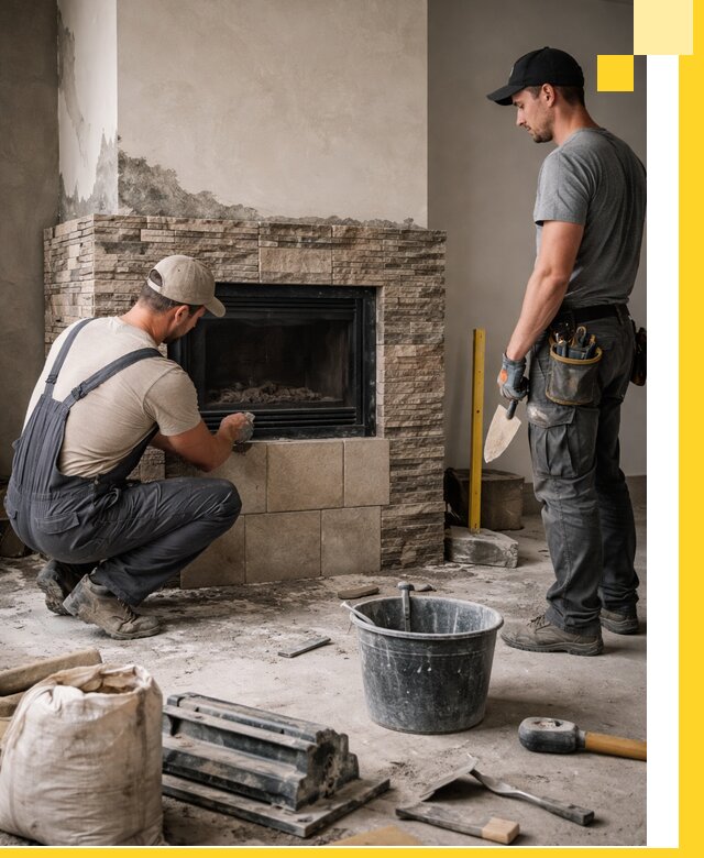 Камины под ключ в Саянске: проект, изготовление и монтаж