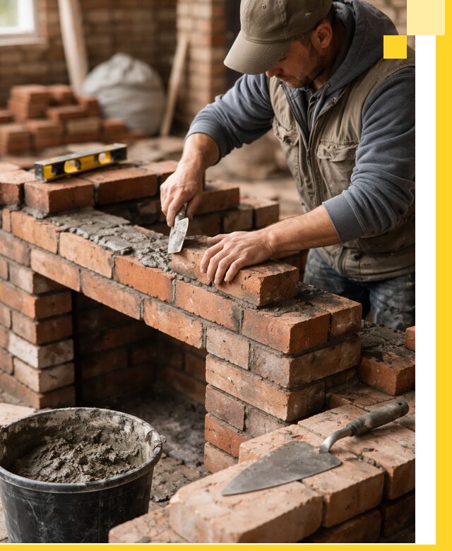 Кладка каминов под ключ в Саянске профессиональная отделка и монтаж