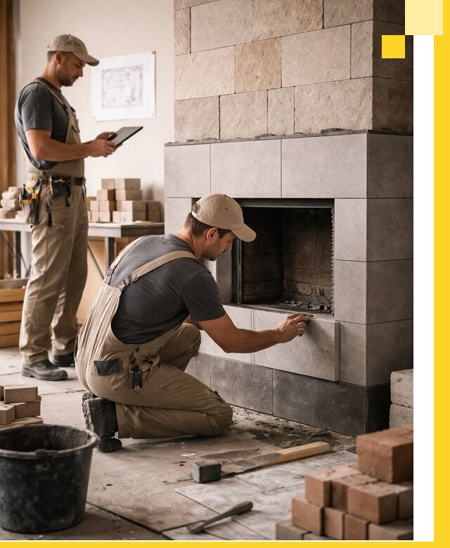 Индивидуальные проекты каминов и каминных систем в Саянске