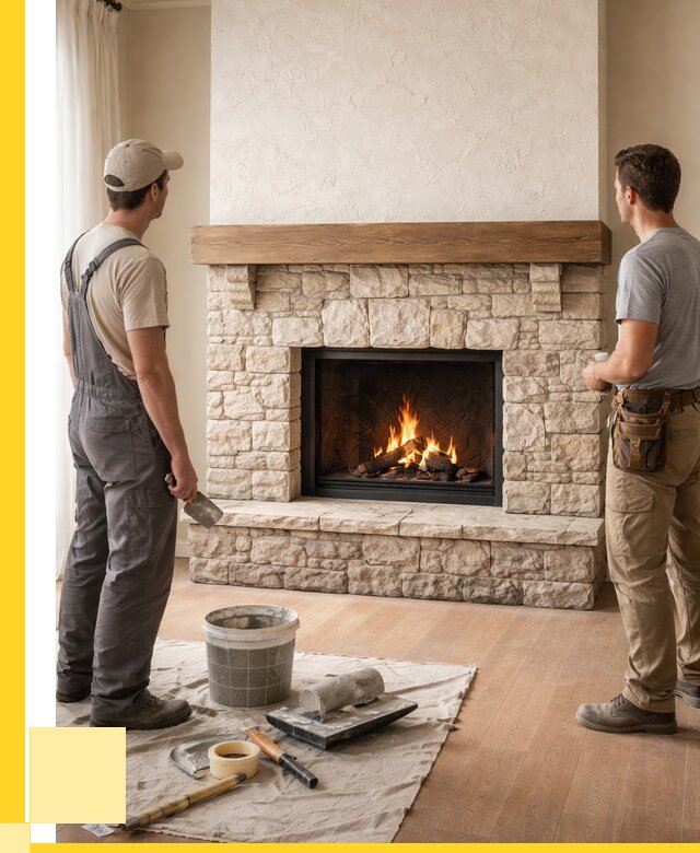 Отделка каминов в Саянске от 6613 р. под ключ | ЭриданСск