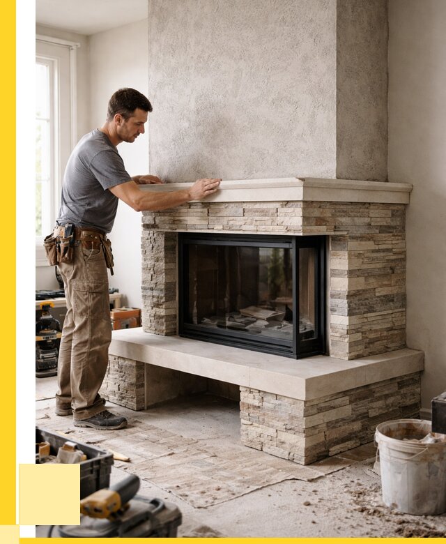 Изготовление каминов под ключ в Саянске от 152610 р. | ЭриданСск