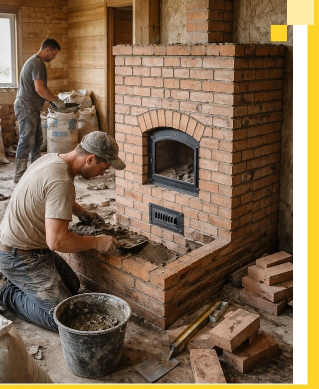 Профессиональное строительство печей в Саянске под ключ