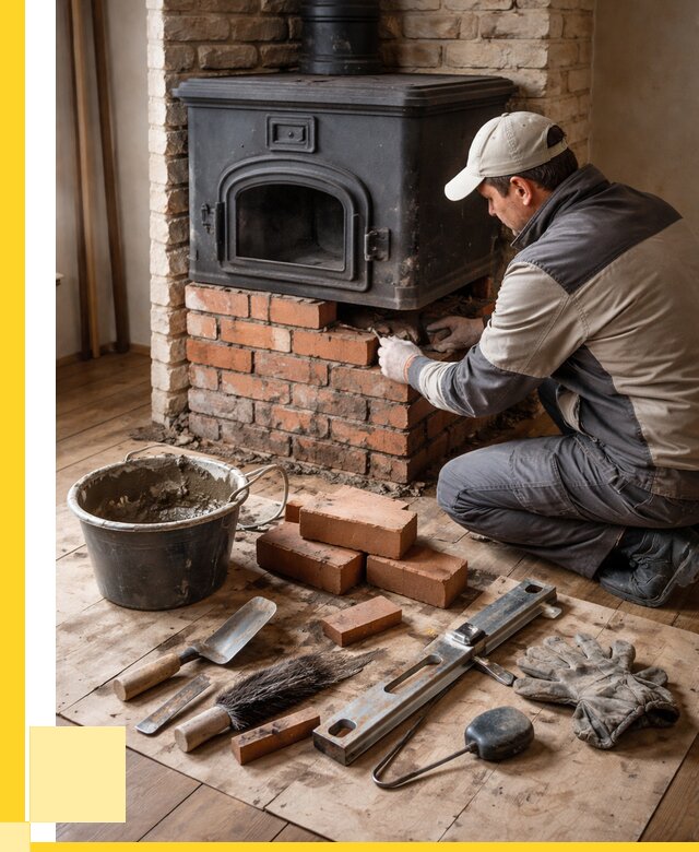 Ремонт печей в Саянске от 12209 р., услуги печника ЭриданСск