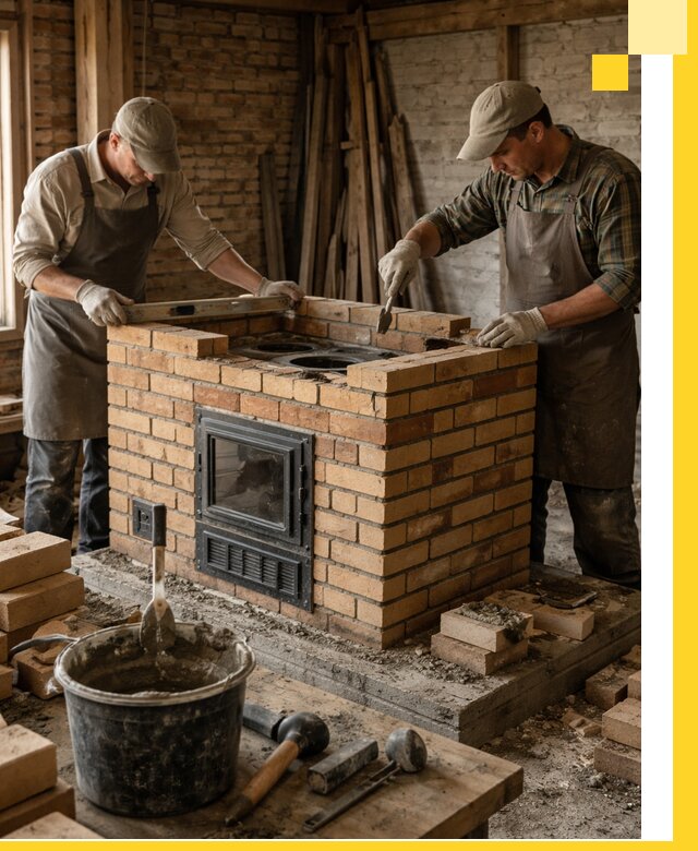 Изготовление и установка варочных печей под ключ в Саянске