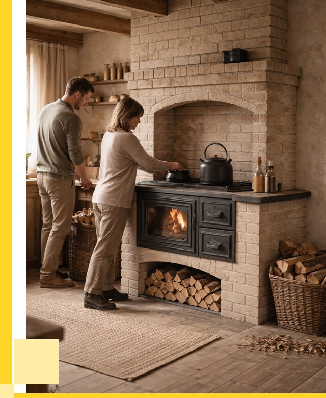 Печи с плитой в Саянске от 45783 р. | ЭриданСск — кирпичная печь