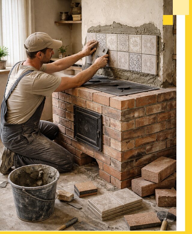 Печи с плитой на заказ монтаж гарантия и сервис в Саянске