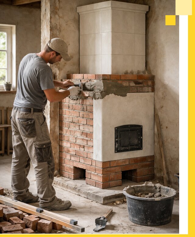 Изготовление и установка печей-голландок под ключ в Саянске