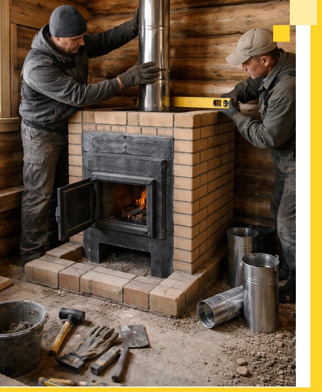 Проектирование, изготовление и установка банных печей в Саянске