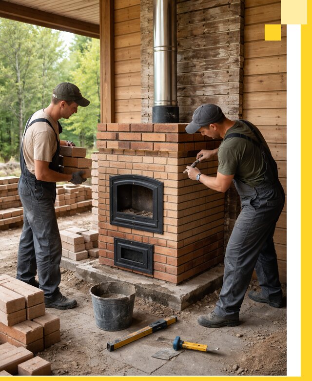 Производство и установка дачных печей под ключ в Саянске