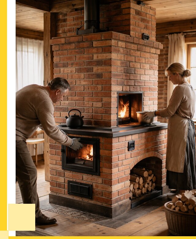 Печи для загородного дома под ключ в Саянске от 81392 р. | ЭриданСск