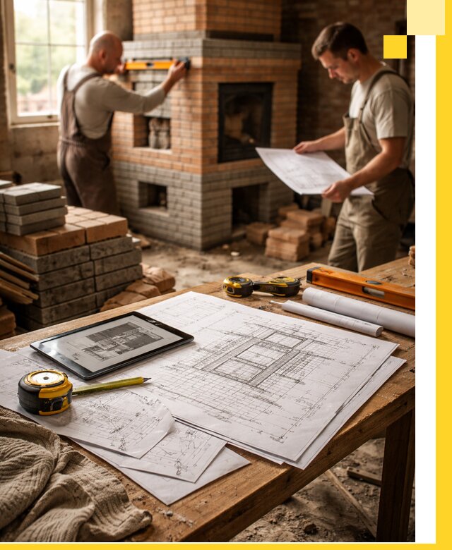 Проекты печей и каминов с индивидуальным дизайном в Саянске