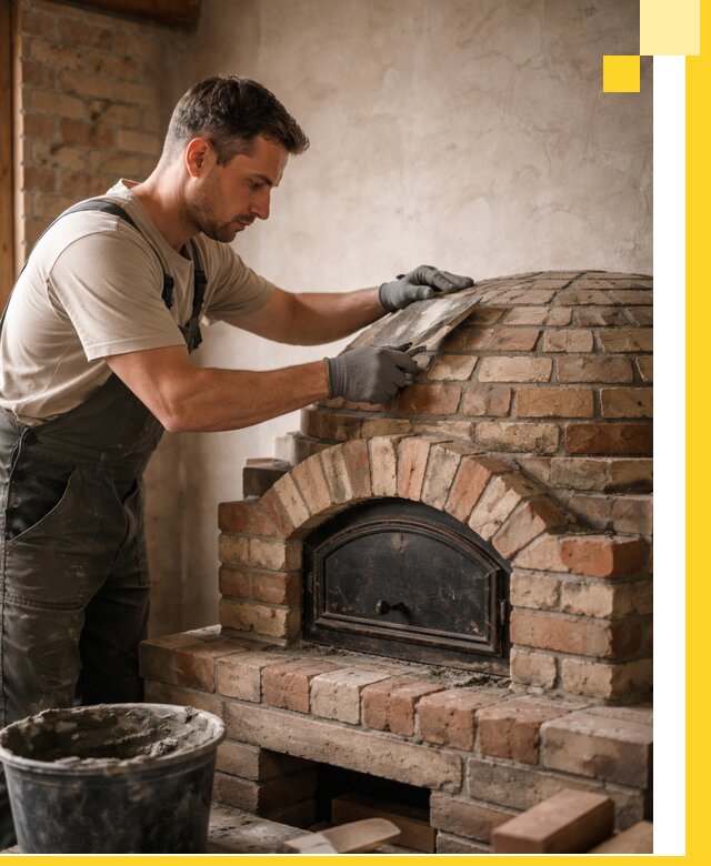 Изготовление и монтаж помпейских печей на заказ в Саянске