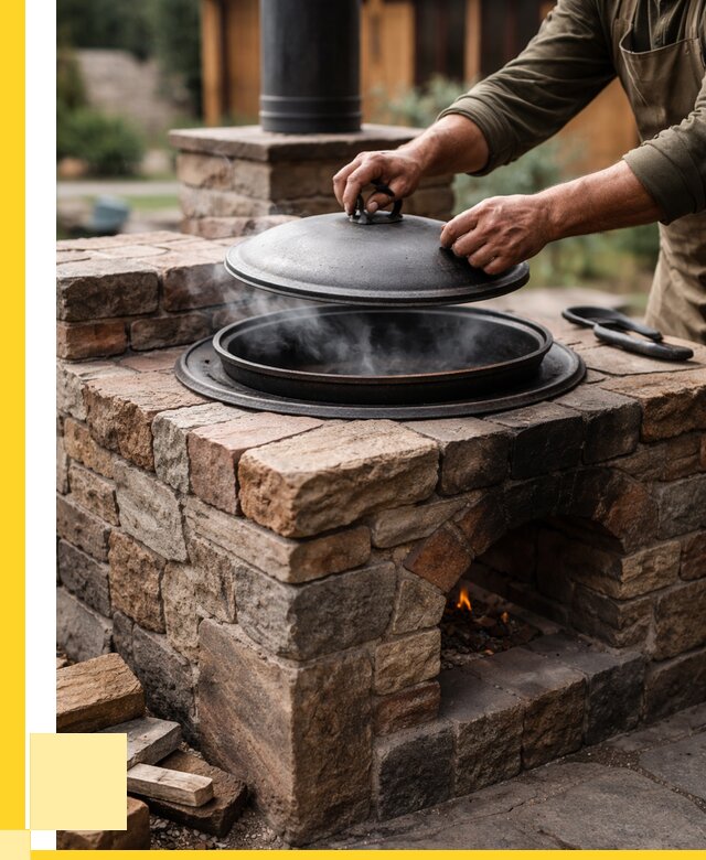 Печи для казана в Саянске по цене от 18313 р. | ЭриданСск