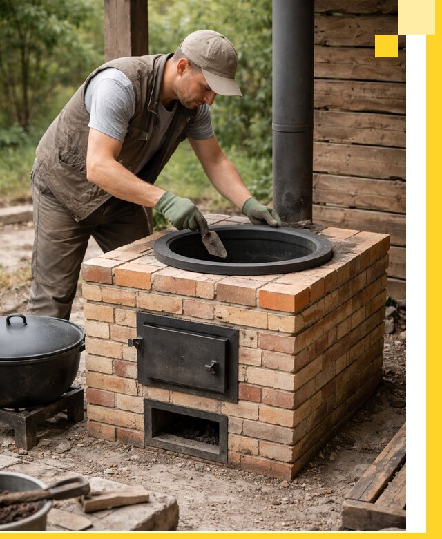 Изготовление и установка печей для казана в Саянске под ключ