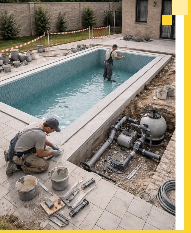 Строительство бассейнов под ключ в Саянске: проекты и монтаж