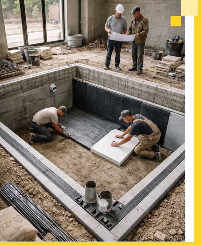 Проекты частных и общественных бассейнов под ключ в Саянске