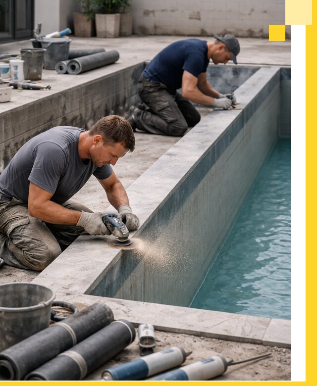 Профессиональный ремонт бассейнов под ключ в Саянске