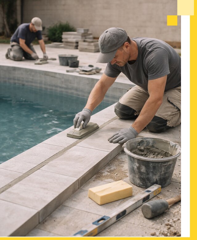 Отделка бассейнов в Саянске: декоративная отделка и гидроизоляция