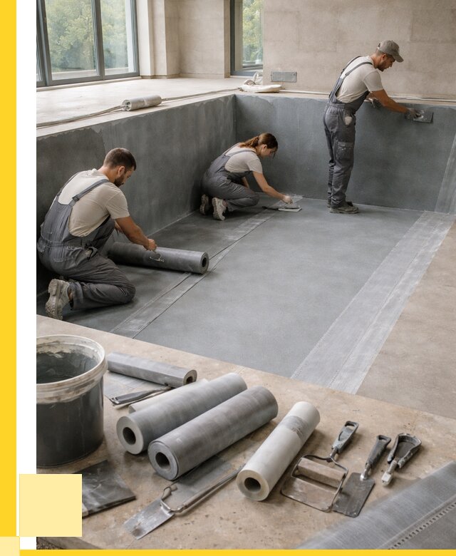 Гидроизоляция бассейнов в Саянске от 2035 р., ЭриданСск