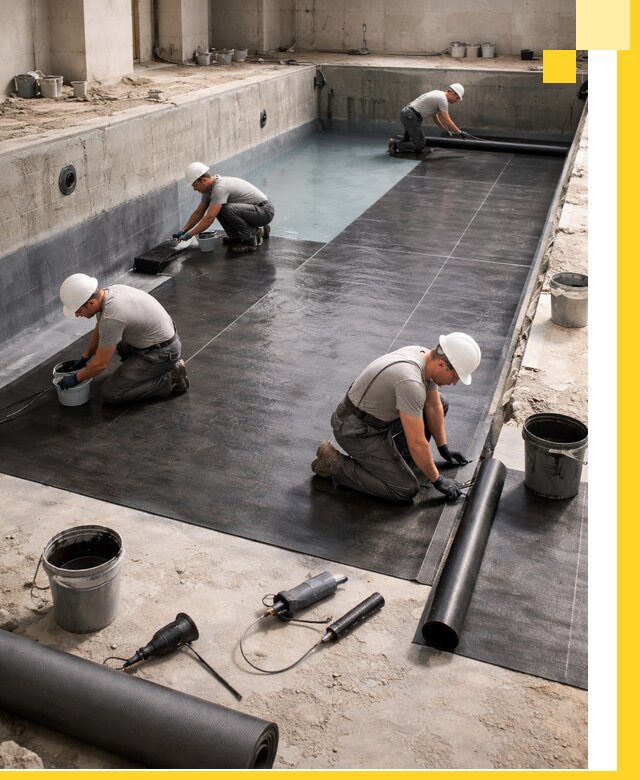 Профессиональная гидроизоляция бассейнов и чаш в Саянске под ключ