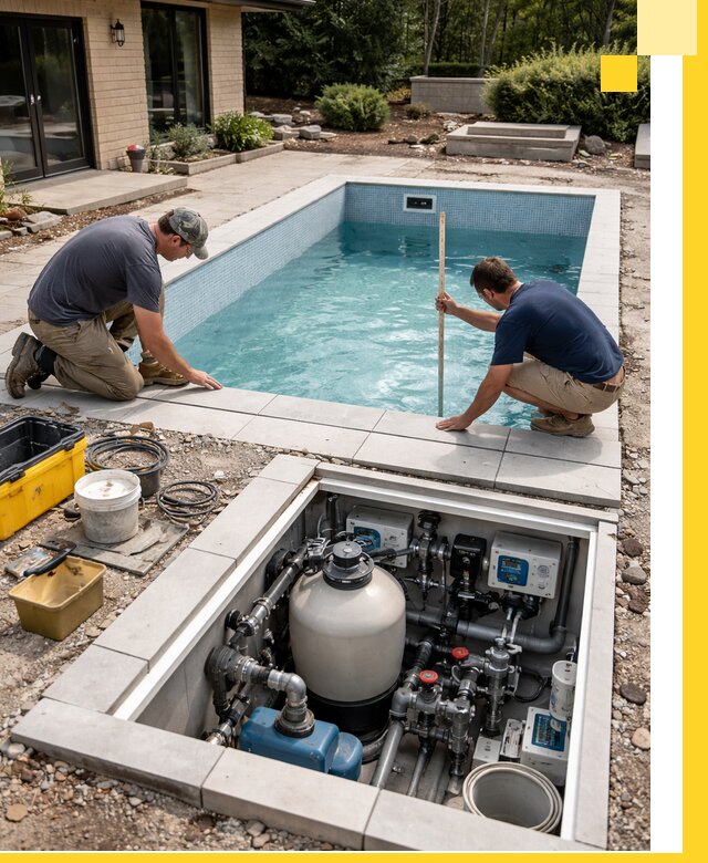 Строительство качественных домашних бассейнов под ключ в Саянске