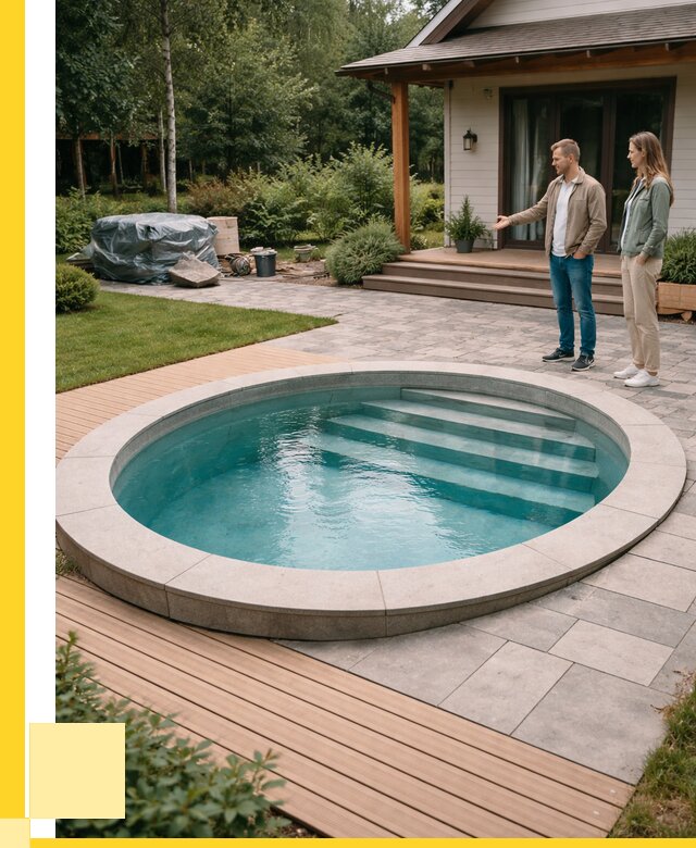 Бассейн на даче под ключ в Саянске от 203480 р., ЭриданСск