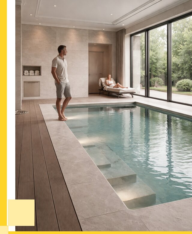 Бассейны в коттедже под ключ в Саянске от 1220880 р. | ЭриданСск