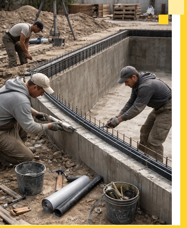 Качественный монтаж чаши бассейна в Саянске под ключ с гарантией