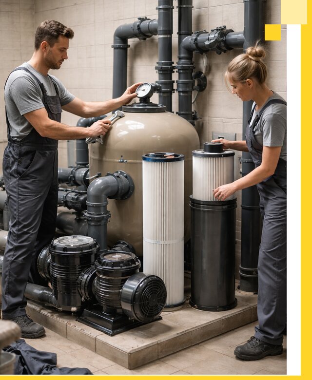 Фильтры и системы фильтрации для бассейнов в Саянске