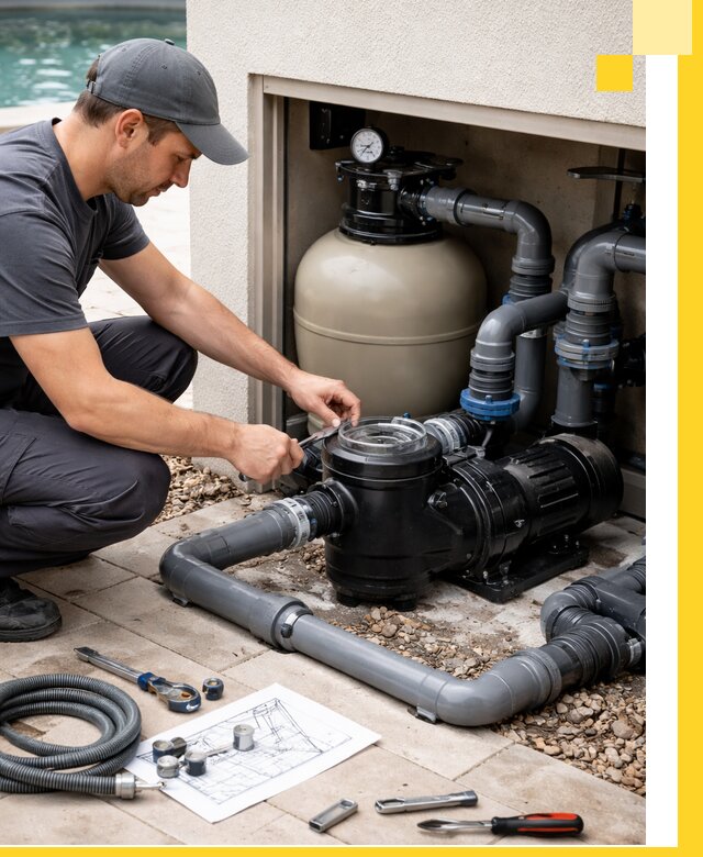 Поставка, монтаж и сервис насосов для бассейнов в Саянске