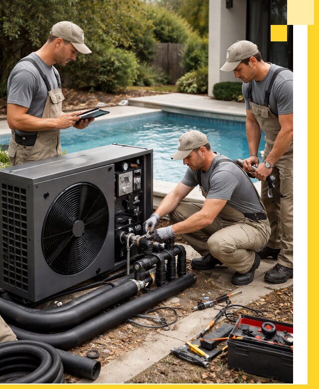 Проектирование и установка тепловых насосов для бассейнов в Саянске