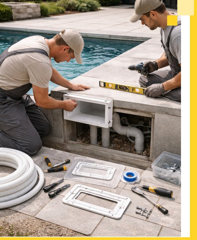 Поставка и установка скиммеров для бассейнов в Саянске