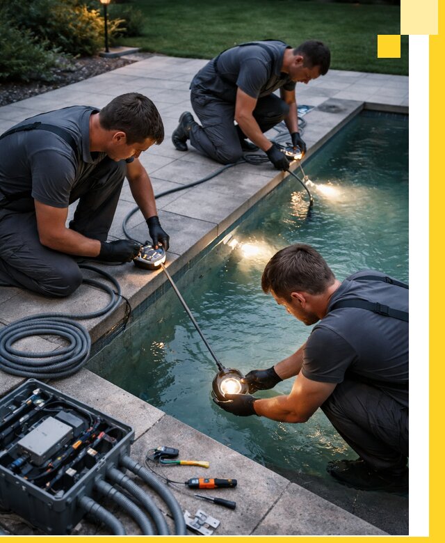 Профессиональное освещение бассейнов в Саянске: дизайн и монтаж