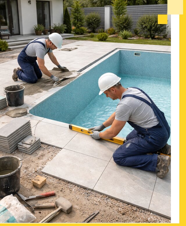 Строительство и монтаж плавательных бассейнов под ключ в Саянске