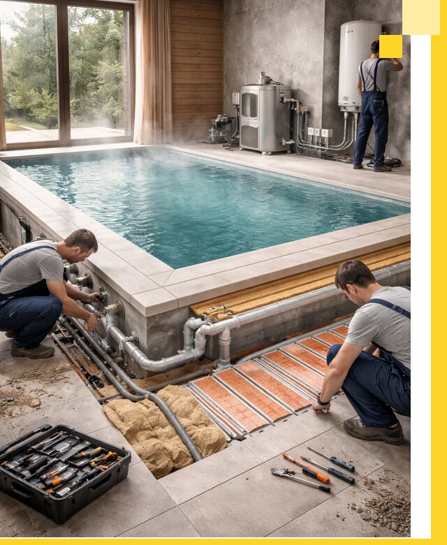 Проектирование и строительство тёплых бассейнов в Саянске