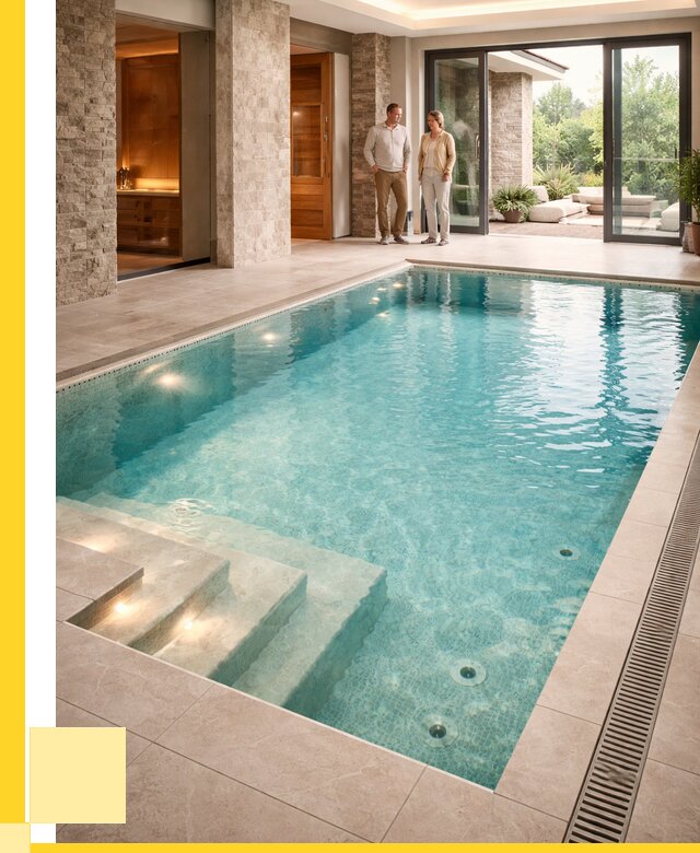 Бассейн во дворе в Саянске: проект, отделка от 1220880 р. | ЭриданСск