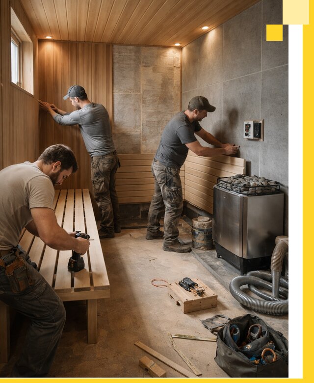 Сауны под ключ в Саянске, проектирование, строительство, отделка