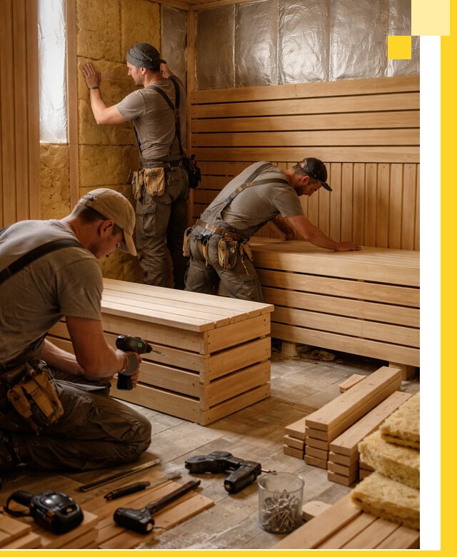 Профессиональное строительство саун под ключ в Саянске