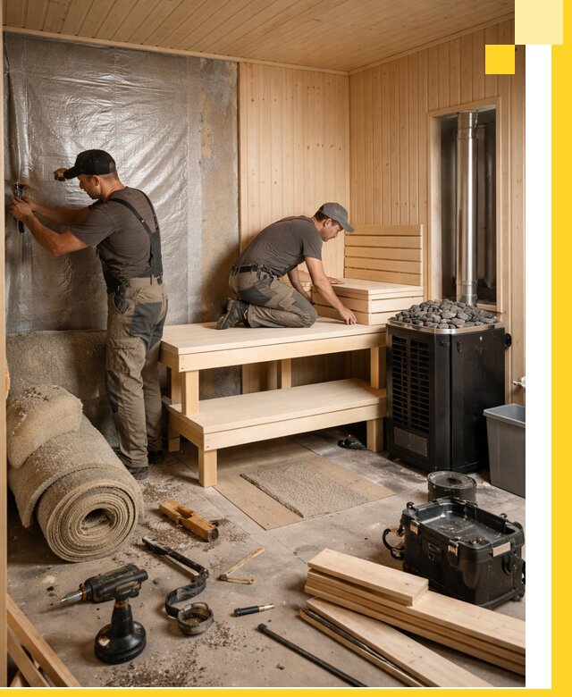 Проекты саун под ключ в Саянске дизайн и строительство