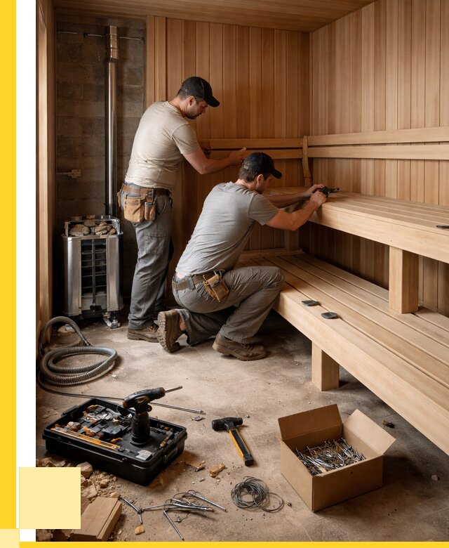 Монтаж саун под ключ в Саянске от 122088 р. | ЭриданСск