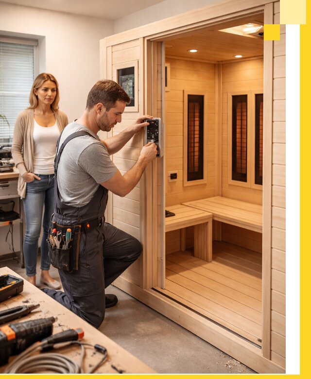 Инфракрасные сауны под ключ в Саянске продажа и установка