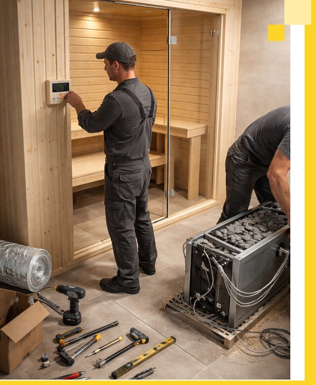 Поставка, установка и монтаж электрических саун в Саянске