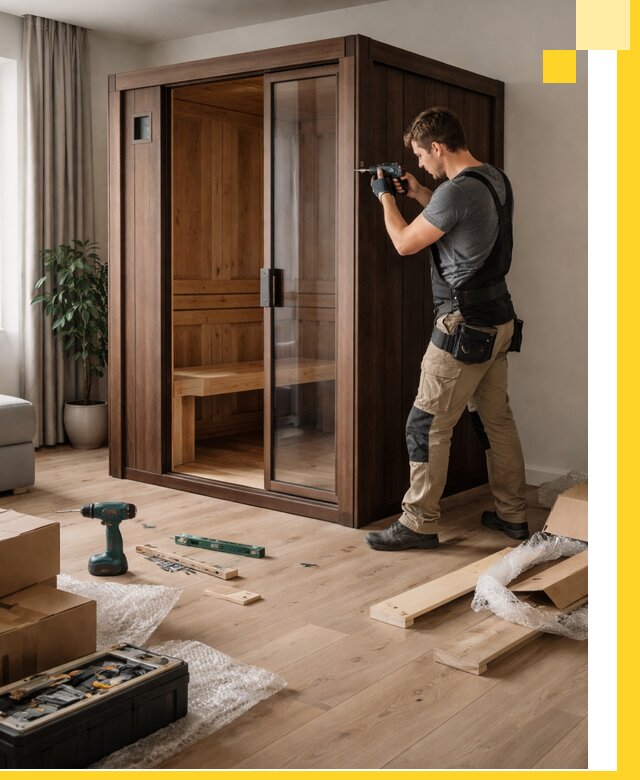 Установка и производство мини саун под ключ в Саянске