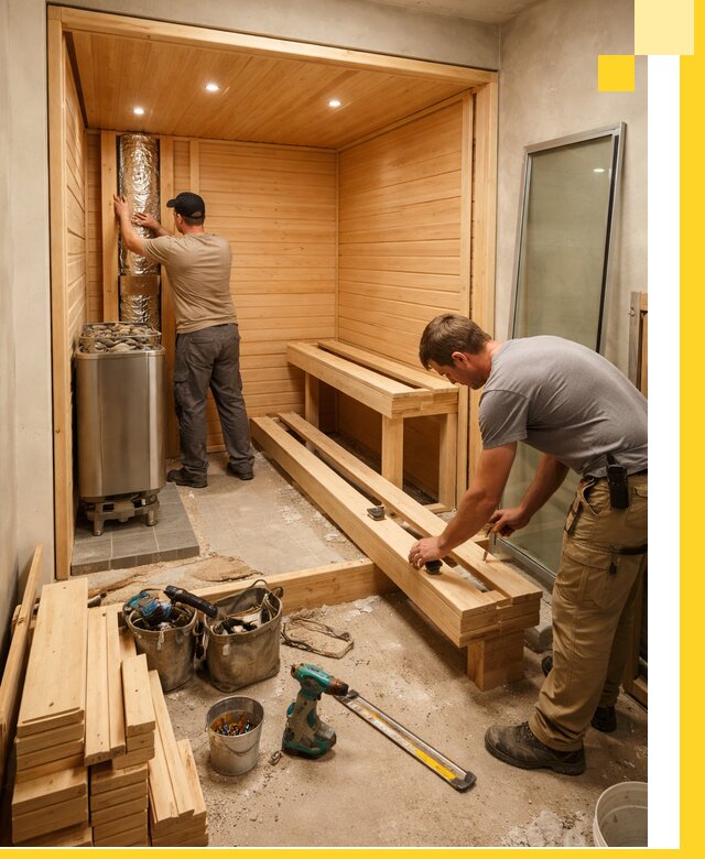 Проектирование и установка домашних саун под ключ в Саянске