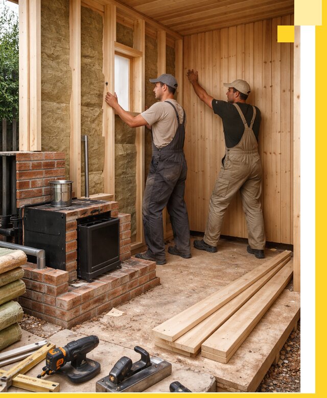 Строительство и установка дачных саун под ключ в Саянске